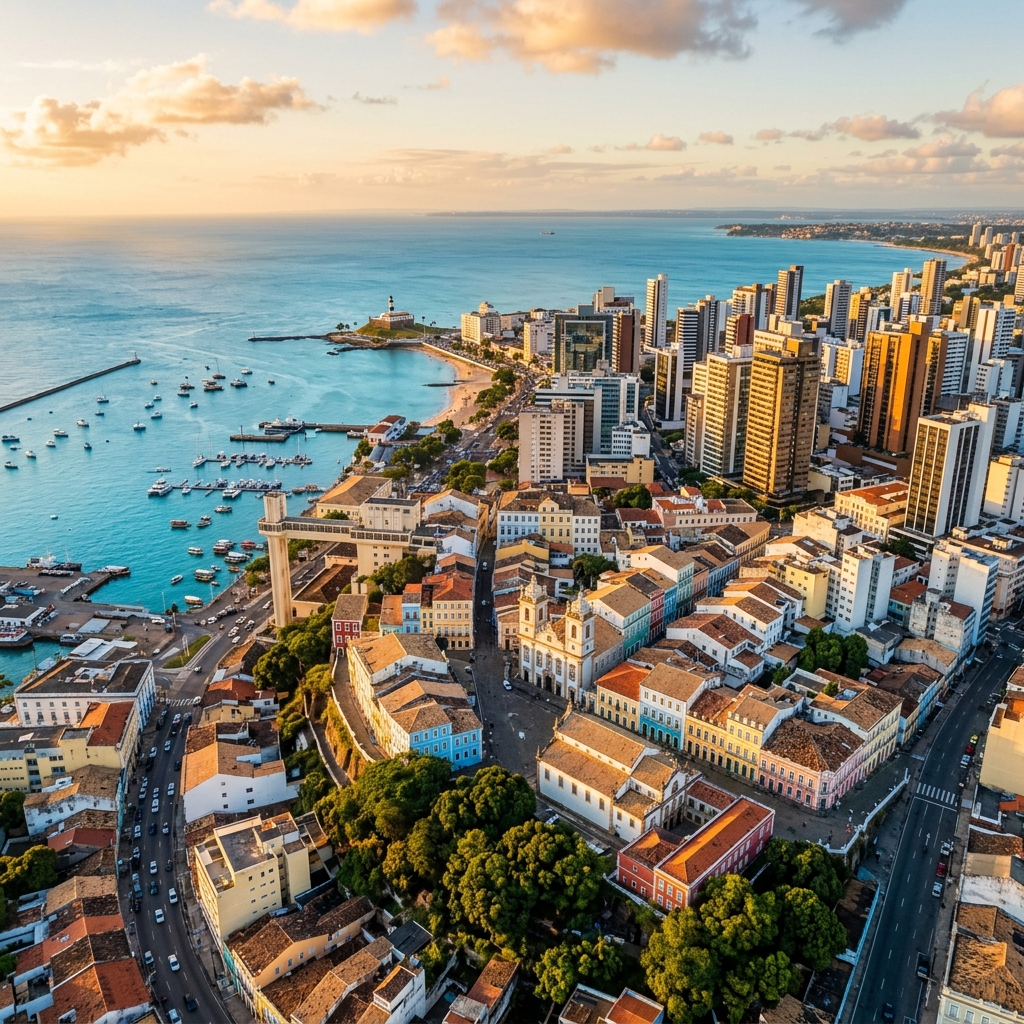 Vista aérea de Salvador